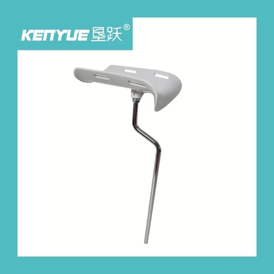 購入 ブラケットの部品の病院用ベッドが付いている病院の白い足フレームを使用して オンライン製造
