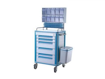 購入 プラスチック麻酔無言の車輪のアルミ合金フレーム630*470*1500mmが付いている医学押しのカート オンライン製造