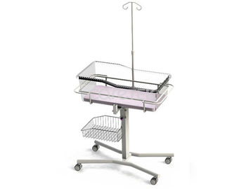 購入 炭素鋼の病院のBassinet 4の車輪の注入の骨組用棒のバスケット3インチの足車ブレーキ オンライン製造