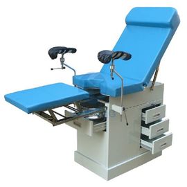 購入 病院のObstetric配達テーブルの引出しが付いている婦人科の検査のテーブルの普及したGynecologyの検査のベッド オンライン製造