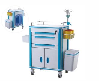 購入 薬剤配達CPR板、IVポーランド人が付いているAnaesthesiaの病院のトロリーが付いている医学のトロリー カート オンライン製造