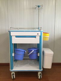 購入 2不用な大箱が付いているABS病院の医学のカートの多機能の医学のカートおよびIVポーランド人 オンライン製造