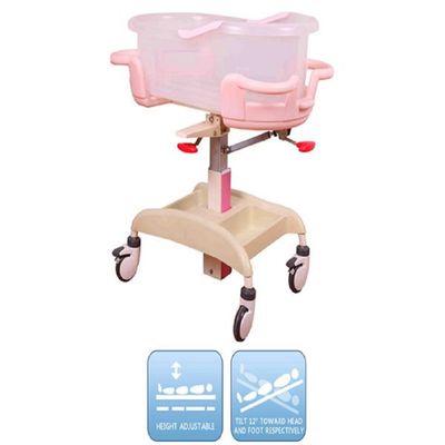 購入 良質の工場卸し売り速いdeliverymanual病院のトロリーが付いているデラックスなベビー ベッド オンライン製造