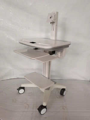 購入 実験室の医学の病院ワークステーション移動式簡単な安定したコンピュータ トロリー オンライン製造