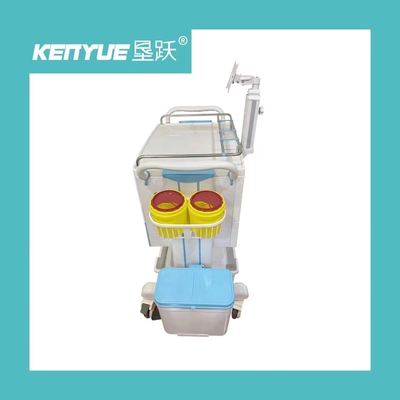 オプション部分が付いている救急医療処置のトロリー薬剤配達カート