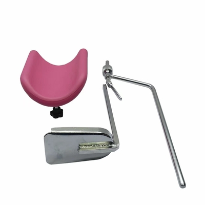 304のブラケットのObstetricテーブルの付属品の病院の足のホールダーのピンク