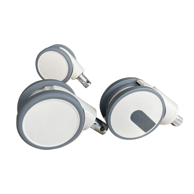 6インチ中央制御ホイール TPR+PP 32*50mm 医療用品付き ホイール ホワイト