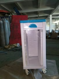 ABSプラスチック ファイルは引出しが付いている医療機器のトロリー一件書類のカートを運びます