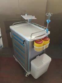 ステンレス鋼の医学のトロリー カート、病院のIcuの緊急のトロリー薬剤配達