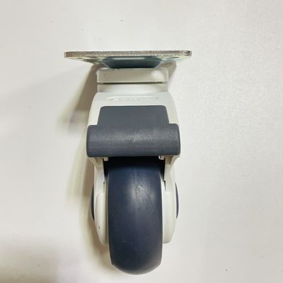 病院用ベッドの付属品は無声PP TPRの医学の足車の車輪回転する