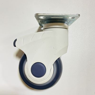病院用ベッドの付属品は無声PP TPRの医学の足車の車輪回転する