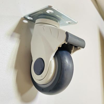 病院用ベッドの付属品は無声PP TPRの医学の足車の車輪回転する