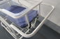 移動式調節可能な角度の透明な赤ん坊の洗面器の病院の幼児ベッド