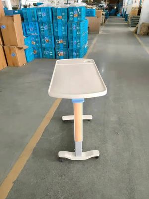 高さ調節の病院用ベッドの付属品の病院の調節可能なベッドのテーブル