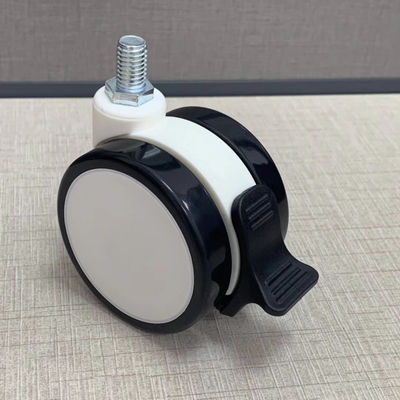 3/4/5Inch TPRのプラスチック無言の車輪の対の病院の足車の医学の足車