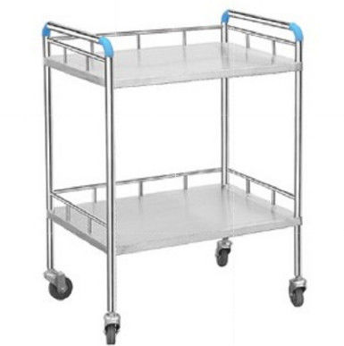 病院の車輪が付いている特別なトロリーABS物質的な銀製のトロリー