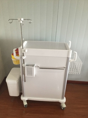 医学の病院の家具2つの引出しが付いている青い療法のカート