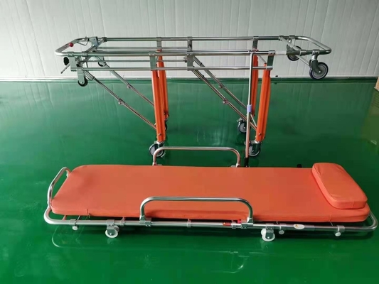 アルミ合金の物質的な携帯用病院の緊急の折りたたみ伸張器の大人の伸張器