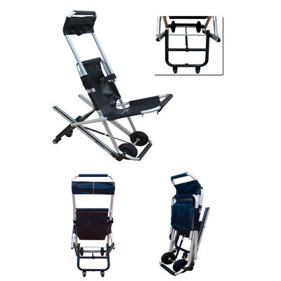 Aluminum Alloy Folding 4 Wheels Crawlers Emergency Evacuation Chair With Trake