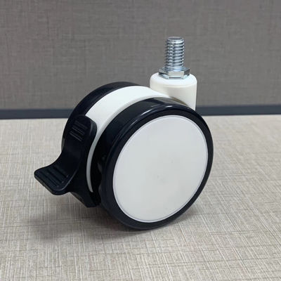 3/4/5Inch TPRのプラスチック無言の車輪の対の病院の足車の医学の足車